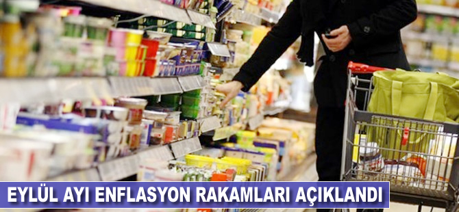 Eylül ayı enflasyon rakamları açıklandı