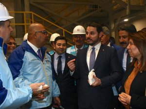 Enerji ve Tabii Kaynaklar Bakanı Berat Albayrak Bor Maden İşletmesini inceledi