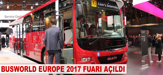 Busworld Europe 2017 fuarı açıldı