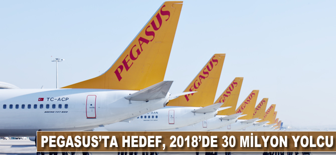 Pegasus'ta hedef, 2018'de 30 milyon yolcu