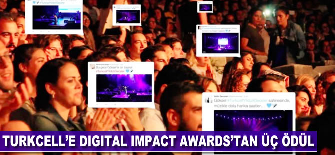 Turkcell’e Digital Impact Awards’tan üç ödül