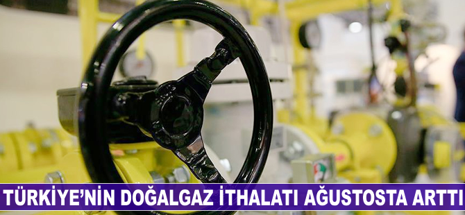 Türkiye'nin doğalgaz ithalatı ağustosta arttı