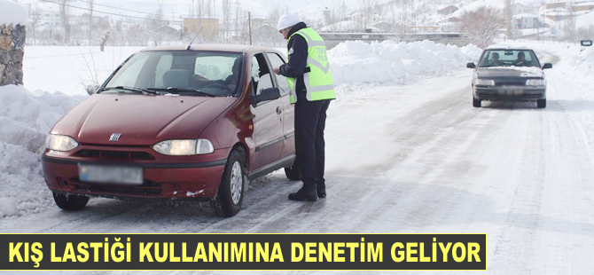 Kış lastiği kullanımına denetim geliyor