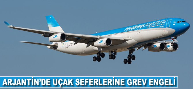 Arjantin'de uçak seferlerine grev engeli