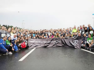 Mercedes-Benz Türk, İstanbul Maratonu‘nda rekor bağış topladı