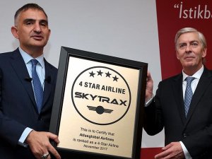 Atlasglobal, Skytrax'tan '4 Yıldızlı Havayolu Ödülü'nü aldı