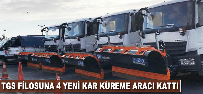 TGS filosuna 4 yeni kar küreme aracı kattı