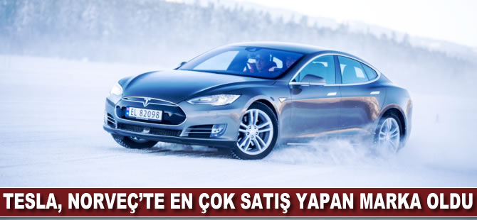 Tesla, Norveç'te en çok satış yapan marka oldu