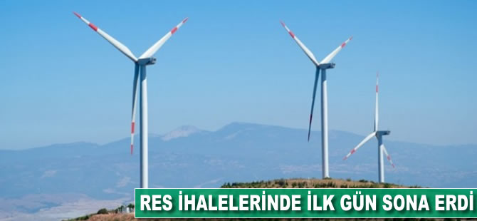 RES ihalelerinde ilk gün sona erdi