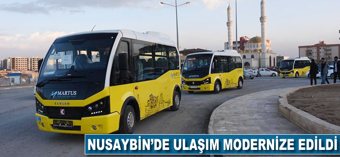 Nusaybin'de ulaşım sistemi modernize edildi