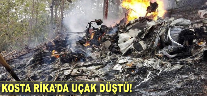 Kosta Rika'da uçak düştü!