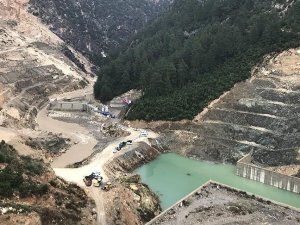Pamukluk Barajı hızla ilerliyor