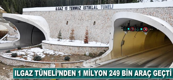 Ilgaz 15 Temmuz İstiklal Tüneli'nden 1 milyon 249 bin araç geçti