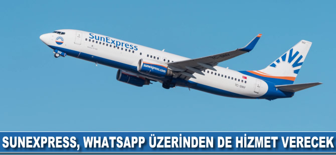 Sunexpress, Whatsapp üzerinden de hizmet verecek