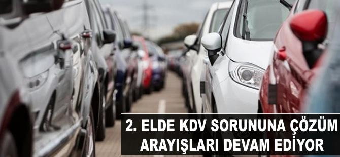 2. elde KDV sorununda çözüm arayışları