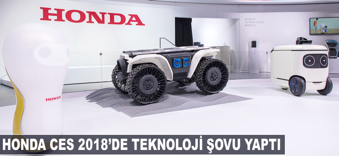 Honda CES 2018’de teknoloji şovu yaptı