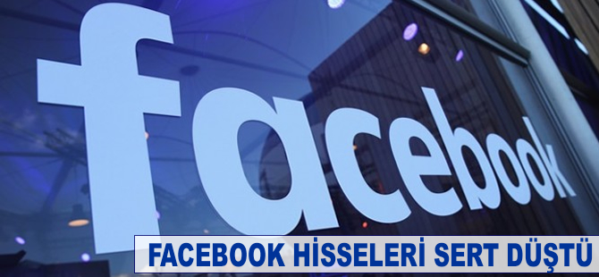 Facebook hisseleri sert düştü