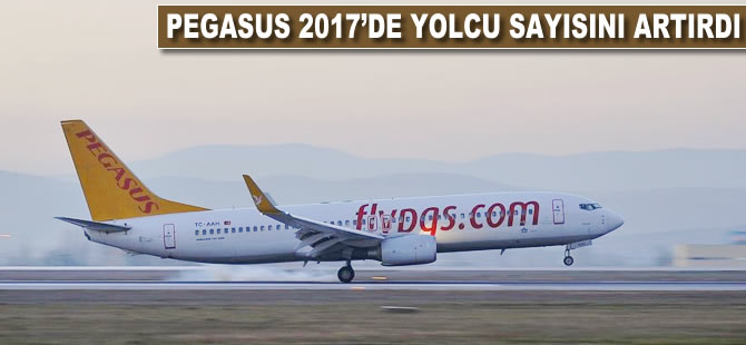 Pegasus 2017'de yolcu sayısını artırdı