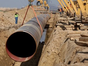 Türk Akımı'nın doğalgaz alım terminalinin inşasına başlandı