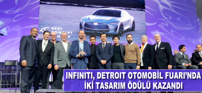 INFINITI, Detroit Otomobil Fuarı’nda iki tasarım ödülü kazandı