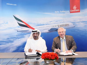 Emirates, 16 milyar dolar değerinde A380 siparişi verdi