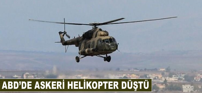 ABD'de askeri helikopter düştü