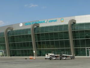 Konya Havalimanı'na bakanlık desteği veriliyor