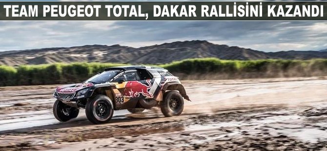 Team Peugeot Total, Dakar rallisini kazandı
