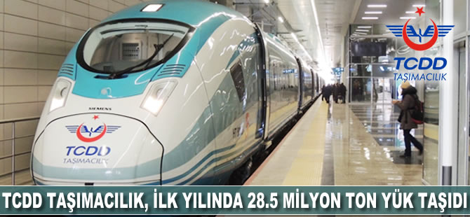 TCDD Taşımacılık, ilk yılında 28.5 milyon ton yük taşıdı