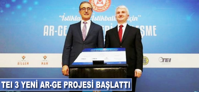 TEI 3 yeni Ar-Ge projesi başlattı