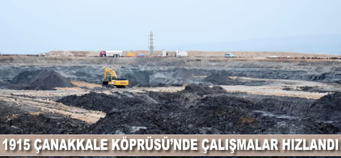1915 Çanakkale Köprüsü'nde çalışmalar hızlandı