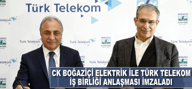 CK Boğaziçi Elektrik ile Türk Telekom iş birliği anlaşması imzaladı