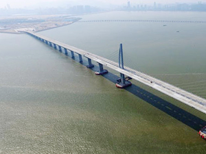 "Dünyanın en uzun köprüsü"nde sona geliniyor