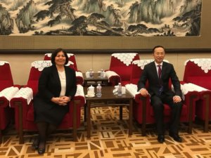 Funda Ocak Çin'de 'Türk Sivil Havacılığı'nı anlattı