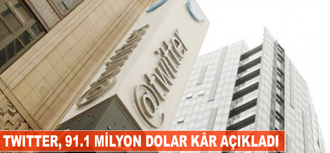 Twitter, ilk kez kârını açıkladı