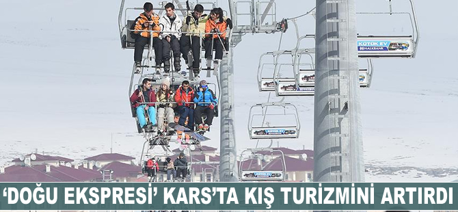 'Doğu Ekspresi', Kars'ta kış turizmini artırdı