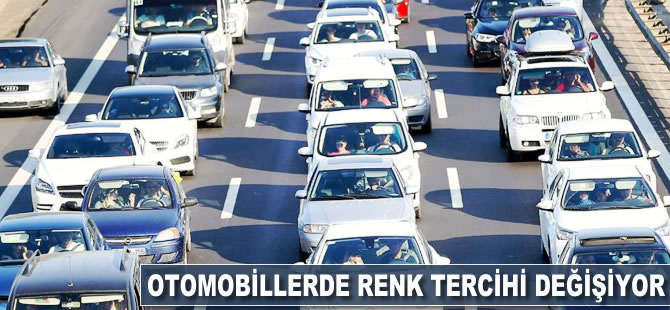 Otomobillerde renk tercihi değişiyor
