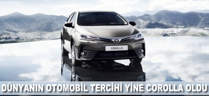 Dünyanın otomobil tercihi yine Corolla oldu