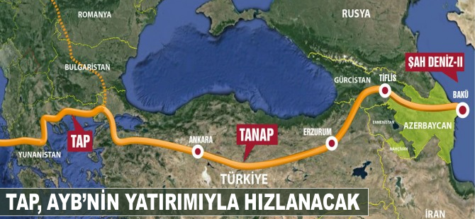 TAP, AYB'nin finansmanıyla hızlanacak