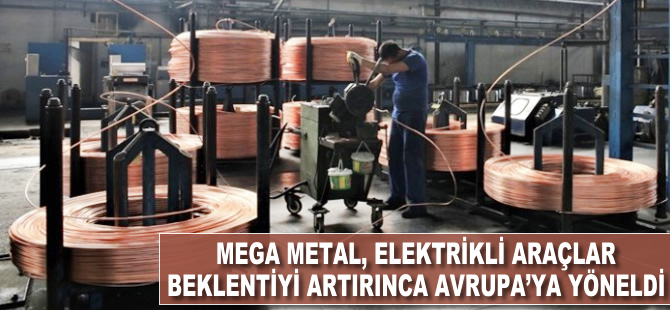 Mega Metal, elektrikli araçlar beklentiyi artırınca Avrupa'ya yöneldi