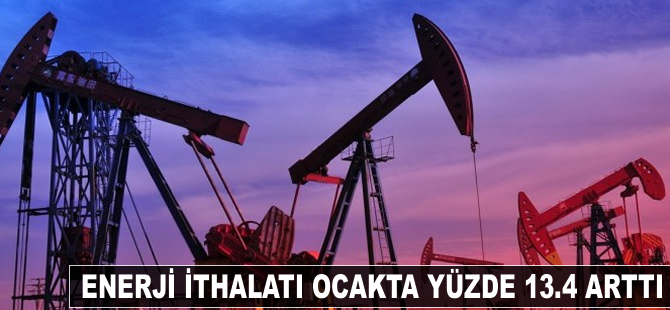 Enerji ithalatı ocakta yüzde 13.4 arttı
