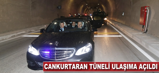Cankurtaran Tüneli ulaşıma açıldı