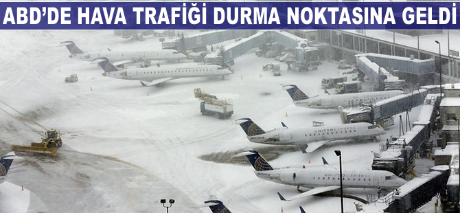 ABD'de hava trafiği durma noktasına geldi