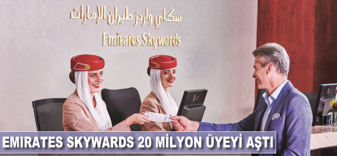 Emirates Skywards 20 milyon üyeyi aştı
