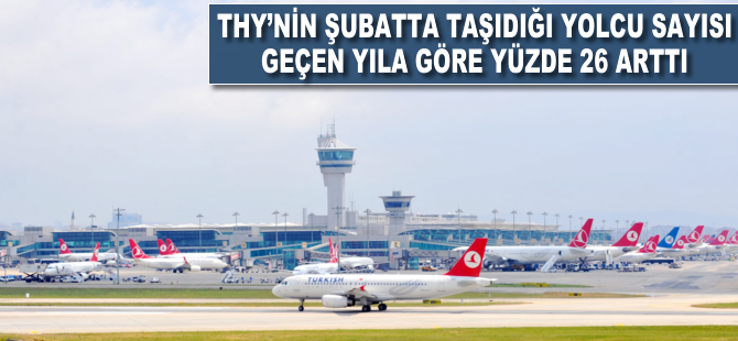 THY'nin şubatta taşıdığı yolcu sayısı geçen yıla göre yüzde 26 arttı