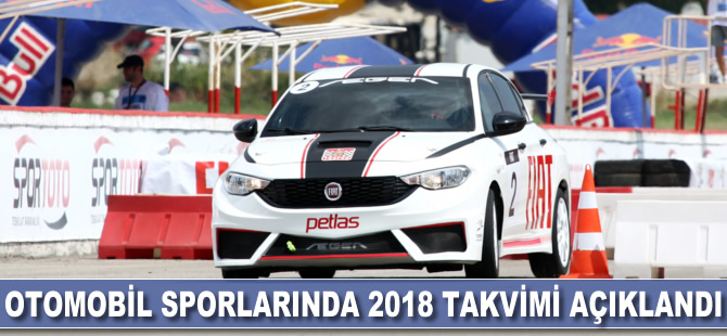 Otomobil sporlarında 2018 takvimi açıklandı