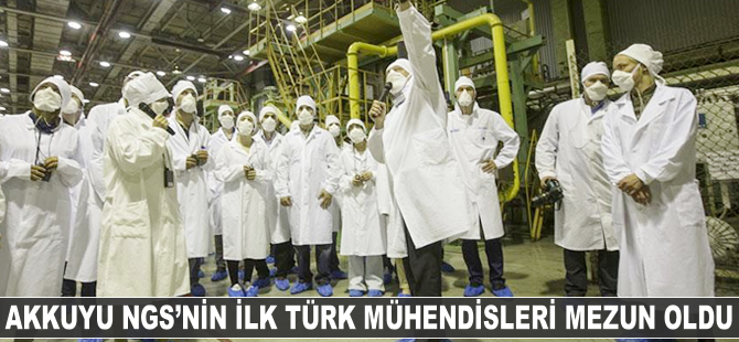 Akkuyu NGS'nin ilk Türk mühendisleri mezun oldu