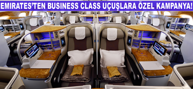 Emirates, Business Class uçuşlarına özel kampanya başlattı