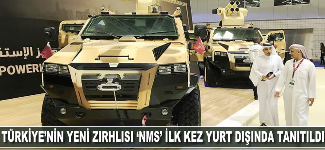 Türkiye'nin yeni zırhlısı 'NMS' ilk kez yurt dışında sergilendi