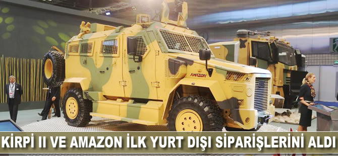 Kirpi II ve Amazon ilk yurt dışı siparişlerini aldı